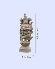 Bhakti and Beauty: The Grace of Radha Krishna Sand Stone
