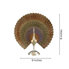 Handcrafted Brass Dancing Peacock – Cultural Home Décor Brass Ware