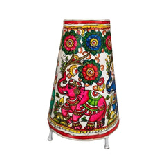 Handcrafted Elephant Leather Puppetry Lamp – A Fusion of Tradition and Elegance | Bed Lamp Leather Paintings