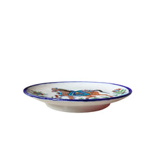 Hand-Painted Indian Decorative Horse Wall Plate Pottery