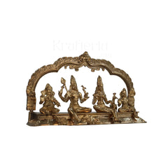 Panchaloha Shiva Kutumba – Divine Family Sculpture Karthick's metal art