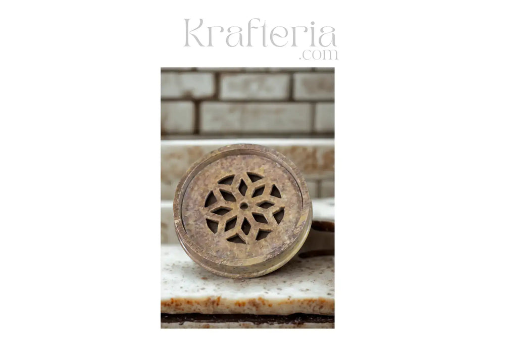 Handcrafted Marble Soap Box – Classic & Durable Design Sand Stone