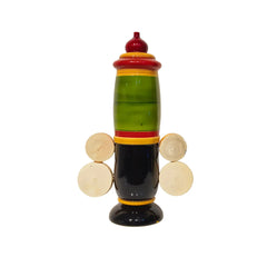 Authentic Turned Wood Etikoppaka Venkateswara Decorative Piece Etikoppaka Lacquerware