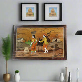 Soul of the Village - Inlaid in Rosewood Inlay Art