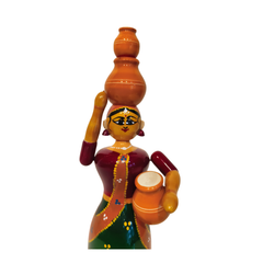 Etikoppaka Wooden The Double Pot Water Carrier