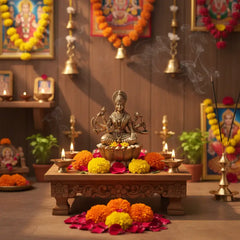 Majestic Durga Devi Brass Idol – Divine Embodiment of Strength and Protection Brass Ware