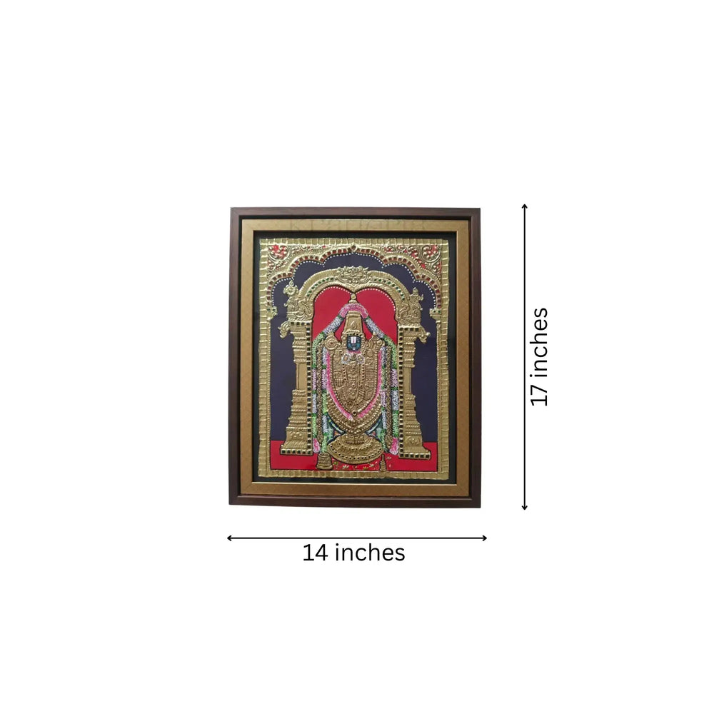 Thanjavur Style Govinda/Venkateswara Swamy Painting – Spiritual & Cultural Art Paintings