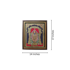 Thanjavur Style Govinda/Venkateswara Swamy Painting – Spiritual & Cultural Art