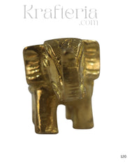 Brass Elephant Idol for Vastu, Prosperity, and Good Luck