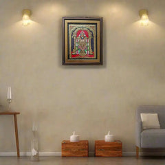 Thanjavur Style Govinda/Venkateswara Swamy Painting – Spiritual & Cultural Art Paintings