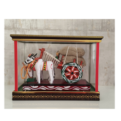 Rural Splendor – Kondapalli Handcrafted Bullock Cart Doll
