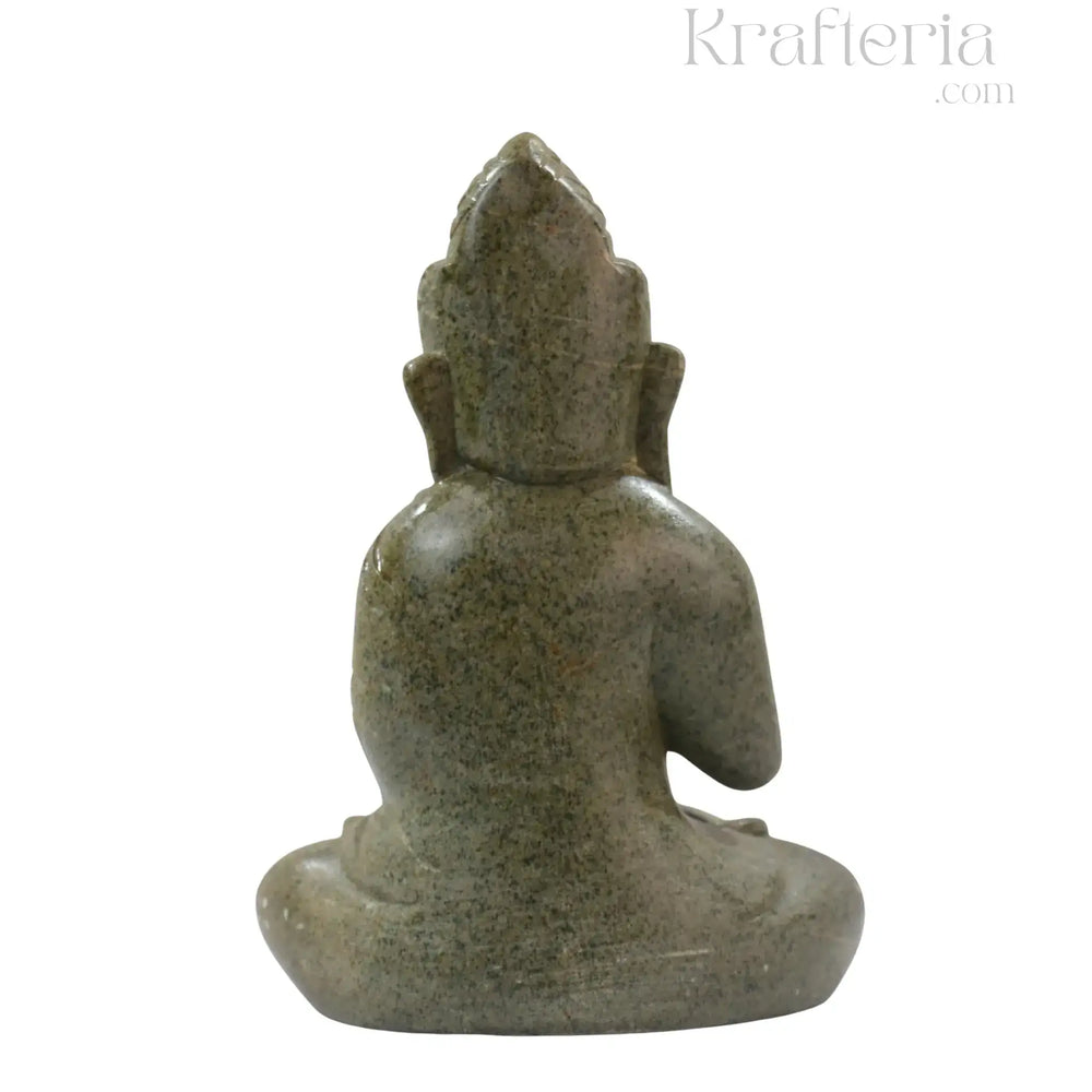 Peaceful Buddha Figurine – Soft Stone Decorative Idol belur shanker