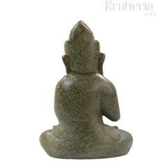 Peaceful Buddha Figurine – Soft Stone Decorative Idol belur shanker