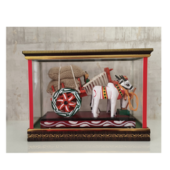 Rural Splendor – Kondapalli Handcrafted Bullock Cart Doll