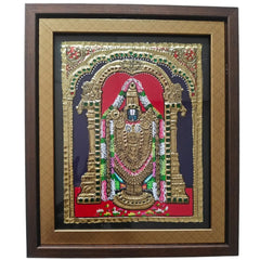 Thanjavur Style Govinda/Venkateswara Swamy Painting – Spiritual & Cultural Art Paintings