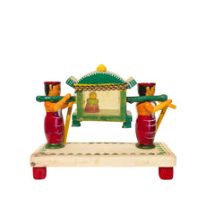 Etikoppaka Palki (Palanquin) Wooden Decor Etikoppaka Lacquerware