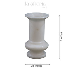 Designer Marble Flower Vase – Unique Decorative Accent