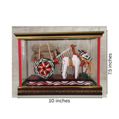 Rural Splendor – Kondapalli Handcrafted Bullock Cart Doll