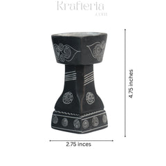 Traditional Soft Stone Diya Pair – Temple & Festival Decor