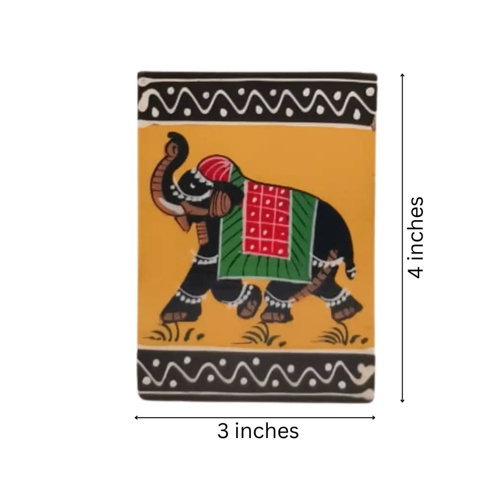 Colorful Handcrafted Pen Holder | Decorative Office Accessory maruthi handicrafts