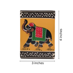 Colorful Handcrafted Pen Holder | Decorative Office Accessory