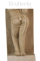 Ancient Stone Carving - A Figure Adorned Sculpture Sand Stone