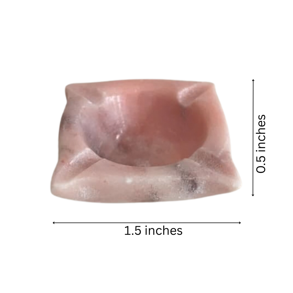 Handcrafted Floral Diya Lamp Marble Soft Stone