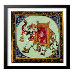 The Auspicious Elephant Miniature Painting Paintings
