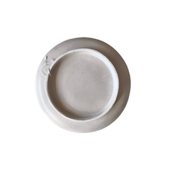 Indigo and White Mandala Floral Decorative Wall Plate Pottery