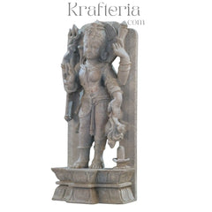 Arthanareeswara-The Iconic Half-Male, Half-Female Divine Sculpture Soft Stone