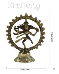 Brass Sculpture of Nataraja Swamy – Embodiment of Shiva’s Dance