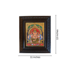 Divine Presence: Lord Ganesha in Tanjavur Style