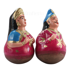 Golu King and Queen Dolls – Traditional Thanjavur Handcrafted Set