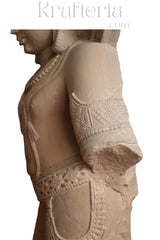 Ancient Indian Sandstone Sculpture of a Divine Being (Deva/Gandharva)