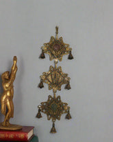 Brass Venkateswara Bell Wall Hanging – Symbol of Blessings and Prosperity