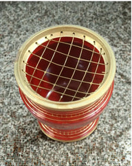 Pooja Perfection-Handcrafted Red Brass Dhoop Stand Brass Ware
