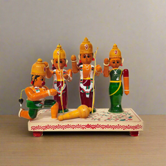 Traditional Etikoppaka Lacquerware - The Royal Court of Ayodhya