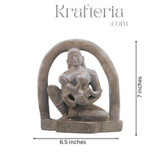 Graceful Lady Breastfeeding Sculpture – Symbol of Love and Care