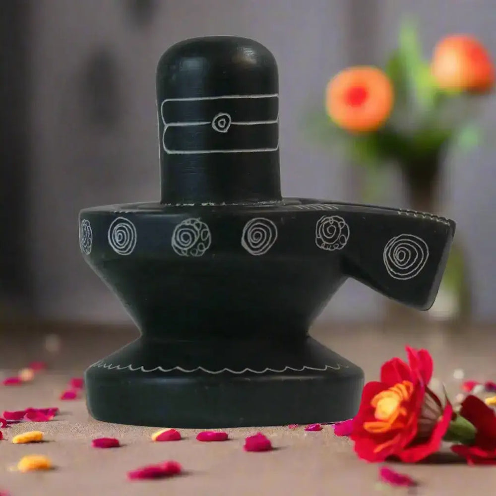 Sacred Stone – Soft Stone Shiva Linga for Puja belur shanker