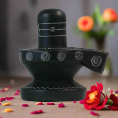 Sacred Stone – Soft Stone Shiva Linga for Puja belur shanker