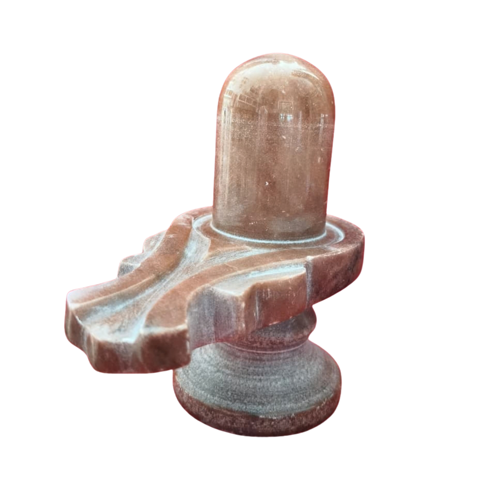 Handcrafted Marble Shiva Lingam-Spiritual Home Temple Idol Marble Soft Stone