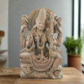 Sculpture of Saraswathi – Inspiring Goddess of Education and Arts soft stone