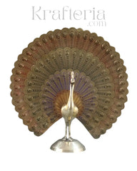 Handcrafted Brass Dancing Peacock – Cultural Home Décor Brass Ware