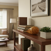 Wooden Shankam – Handcrafted Spiritual Decor Piece