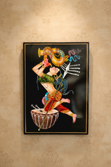 Rhythms of Tradition – Folk Musician Nirmal Painting Paintings