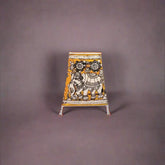 Artisan Crafted Elephant in Kalamkari Leather Puppetry | Bed Lamp Leather Paintings