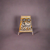 Artisan Crafted Elephant in Kalamkari Leather Puppetry | Bed Lamp