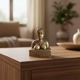 Ancient Indian Bronze Bust of a Goddess