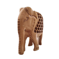 Wooden Elephant with Jali Work | Handmade Indian Craft Sculpture maruthi handicrafts