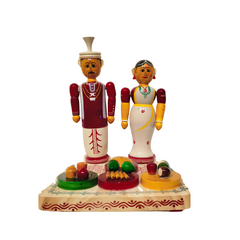 Etikoppaka Wedding Couple with Ritual Set